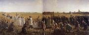 Jules Breton La Benediction des bles en Artois oil painting artist